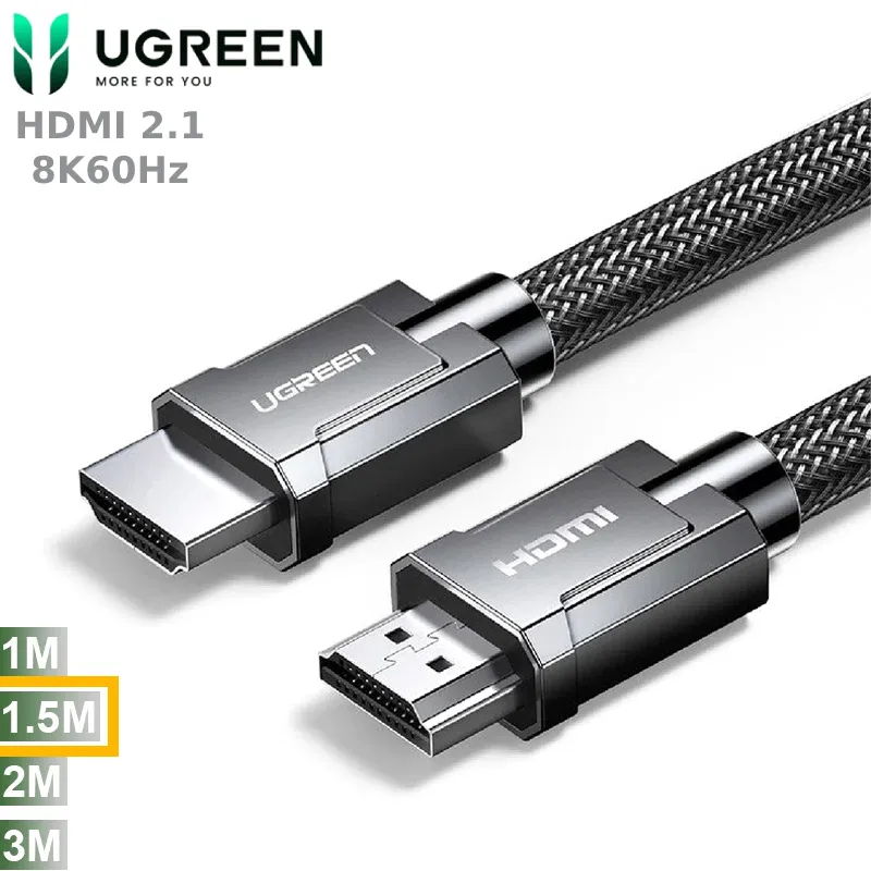 Cáp HDMI 2.1 8K 60Hz Ugreen kích thước 1.5m