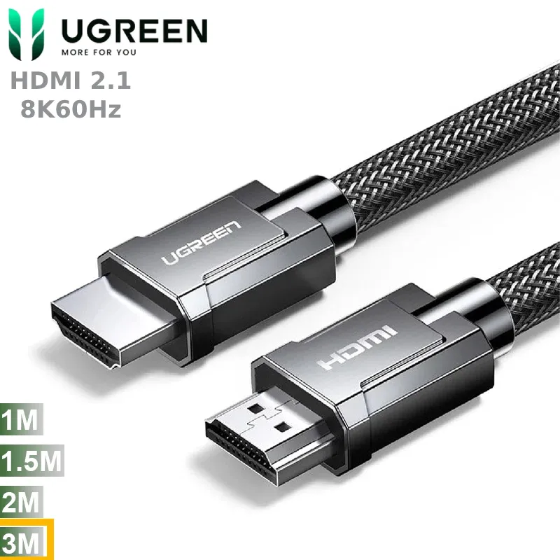 Cáp HDMI 2.1 8K 60Hz Ugreen kích thước 3m