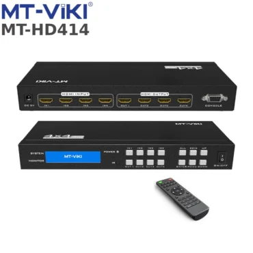 Bộ chia HDMI ma trận 4 ra 4 MT-HD414