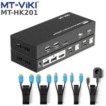 Bộ chuyển mạch HDMI USB KVM Switch 2 ra 1 MT-HK201