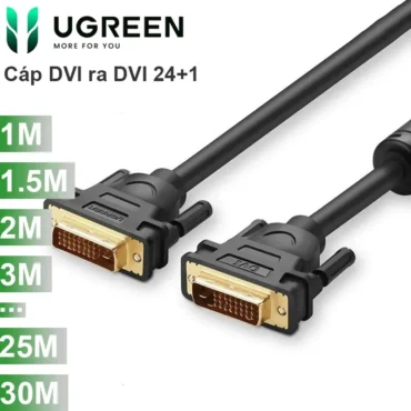 Cáp DVI 24+1 Ugreen full HD 1080P dài từ 1m đến 30m