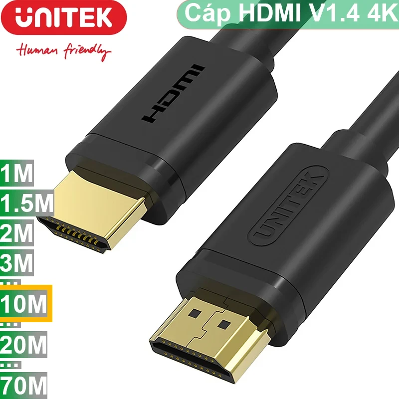 Cáp HDMI Unitek 1.4 4k 2k dài 10m