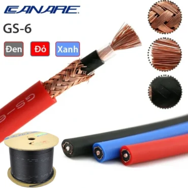 Cáp âm thanh không cân bằng 5.8mm CANARE GS-6 Nhật Bản