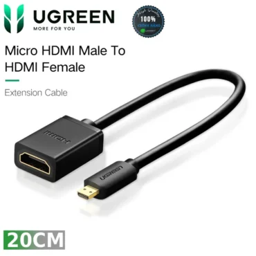 Cáp chuyển Micro HDMI sang HDMI Ugreen 20134 20cm HD 1080P 4K - Phụ Kiện Điện Tử Việt Nam