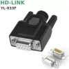 Đầu Hàn Cổng COM DB9 âm dương với vỏ nhựa PVC, nhân đồng chất lượng cao HD-Link - Đầu hàn cổng COM DB9 cái HD-Link YL-933F