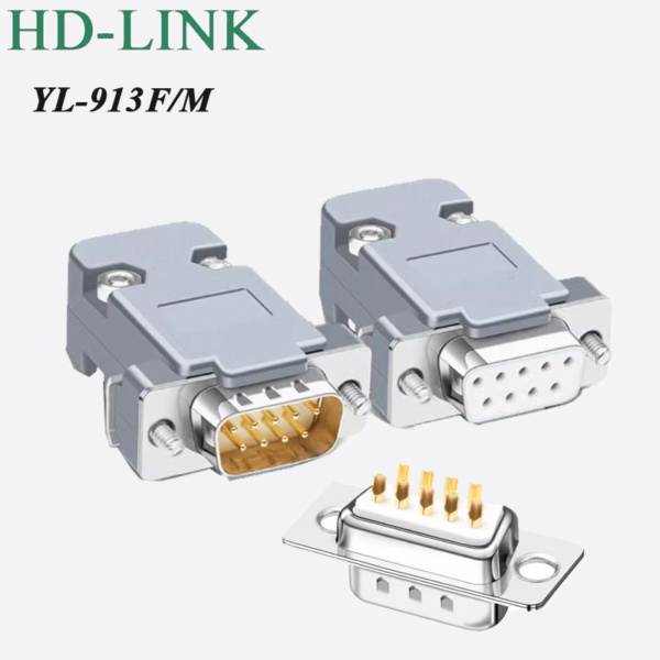 Đầu hàn DB9 - Đầu hàn RS232 9 chân bao gồm vỏ ốp loại vặn ốc