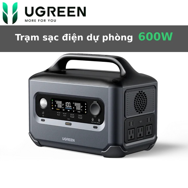 Trạm sạc điện dự phòng 600W Ugreen PowerRoam 600