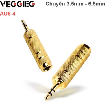 Đầu chuyển đổi jack audio 3.5mm đực sang 6.5mm cái Veggieg AU6-4 - Phụ Kiện Điện Tử Việt Nam