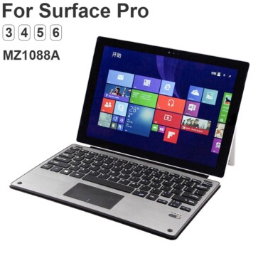 Bàn phím bluetooth cho Surface Pro 3 4 6 2017 - Mặt nhôm phay MZ1088A - Phụ Kiện Điện Tử Việt Nam