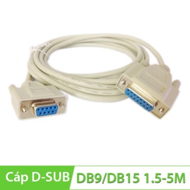 Cáp com DB9F to DB15F (âm sang âm) 2M | 3M | 5M - Phụ Kiện Điện Tử Việt Nam