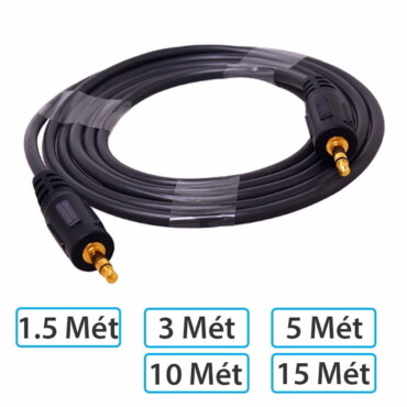 Dây âm thanh AUX 3.5mm sang 3.5mm Dtech 1.5M 3M 5M 10M 15M