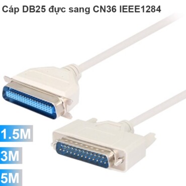 Cáp máy in LPT DB25 Male to IEEE 1284 Male 1.5M 3M 5M - Phụ Kiện Điện Tử Việt Nam