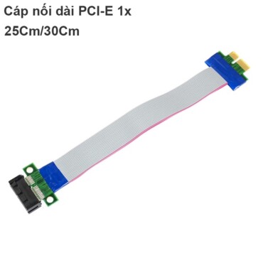 Cáp nối dài 25Cm và 30Cm Card PCI-E 1X - Phụ Kiện Điện Tử Việt Nam