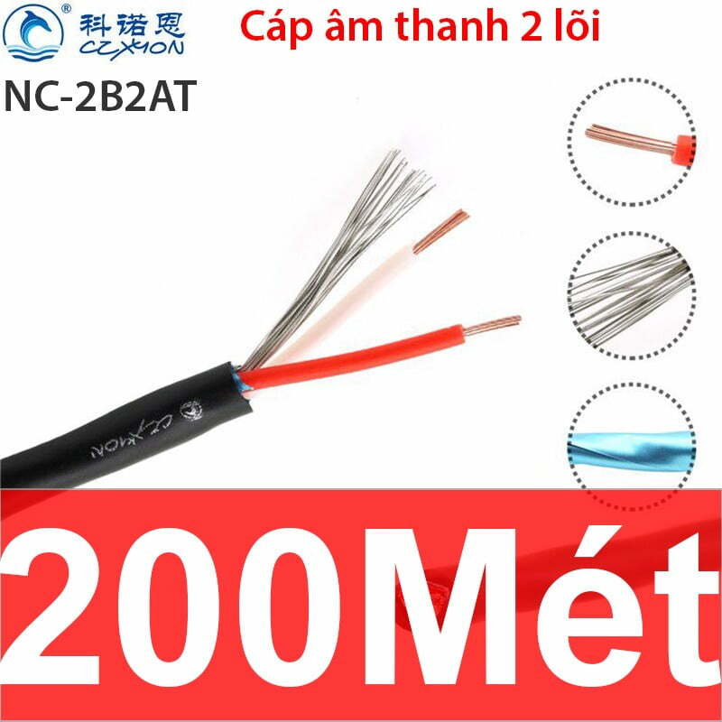 Dây hàn cáp âm thanh 2 lõi Coraon NC-2B2AT