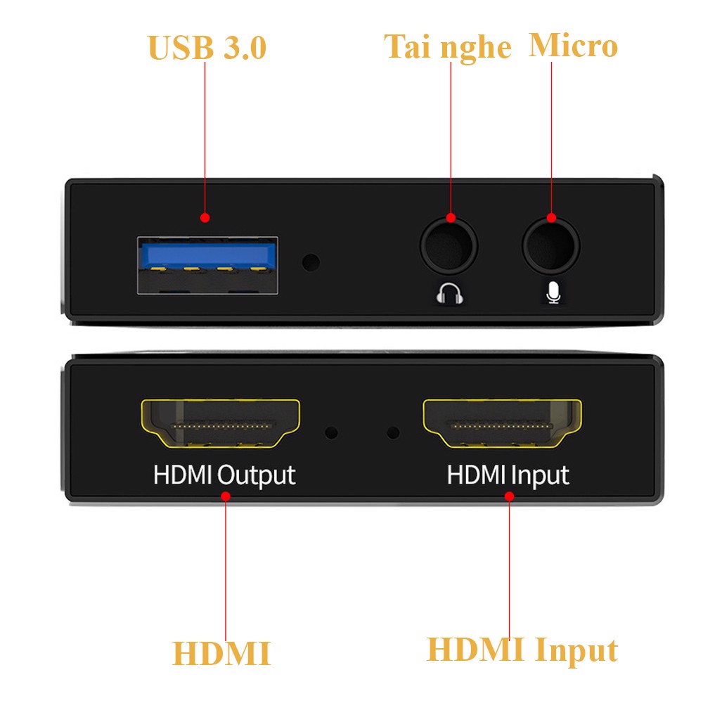 Card ghi hình HDMI USB 3.0 JINGHUA Z812 USB 3.0 HDMI Capture - JH-Z812