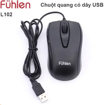 Chuột quang Fuhlen L102 có dây USB, độ phân giải 800 dpi - Phụ Kiện Điện Tử Việt Nam