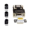 Đầu hàn COM DB9 đực cái với vỏ kim loại, nhân đồng cao cấp HD-Link - Đầu hàn cổng COM DB9 cái HD-Link YL-954F