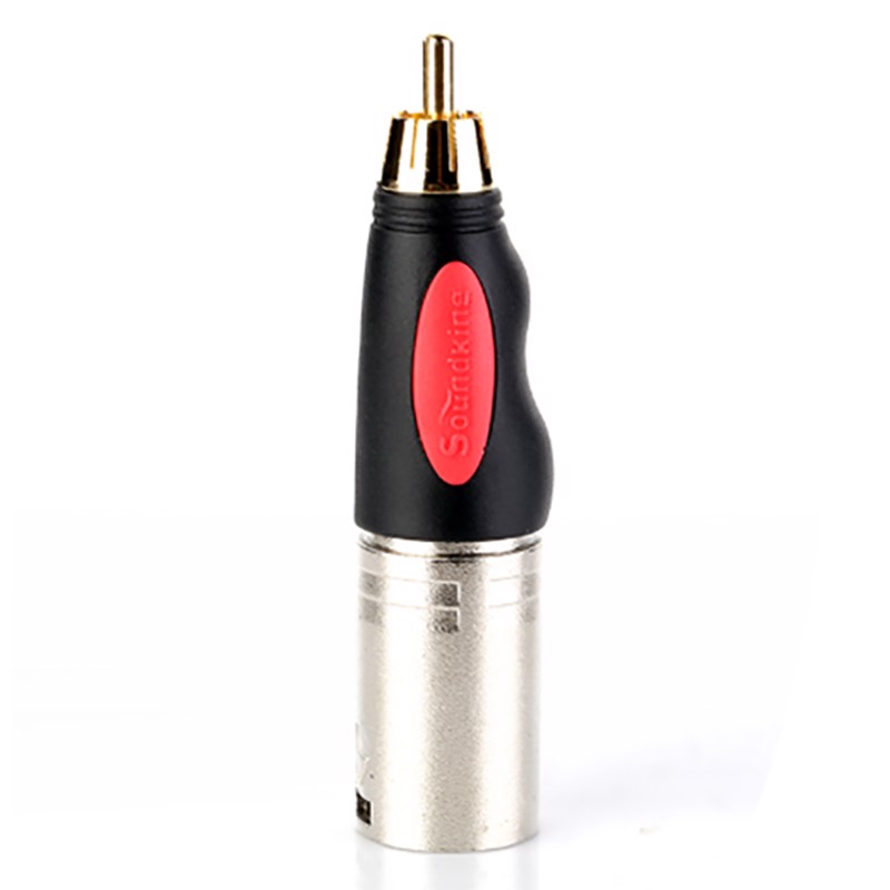 Đầu giắc chuyển AV RCA đực ra XLR Cannon Đực QRP-C67 - Cái QRP-C66 Sounking