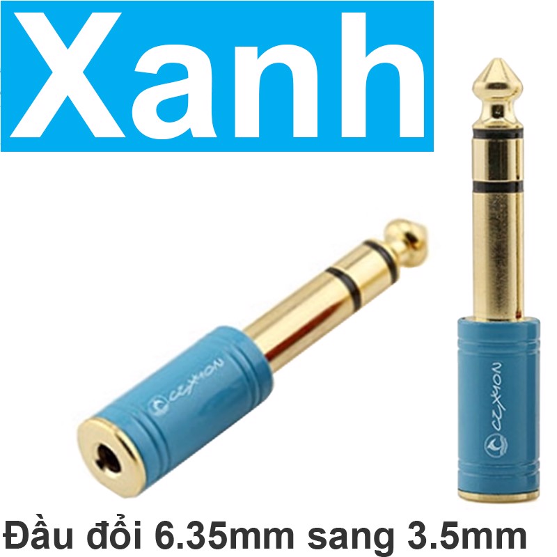 Đầu chuyển đổi Audio 6.35mm đực sang 3.5mm cái CORAON Z-3F6M