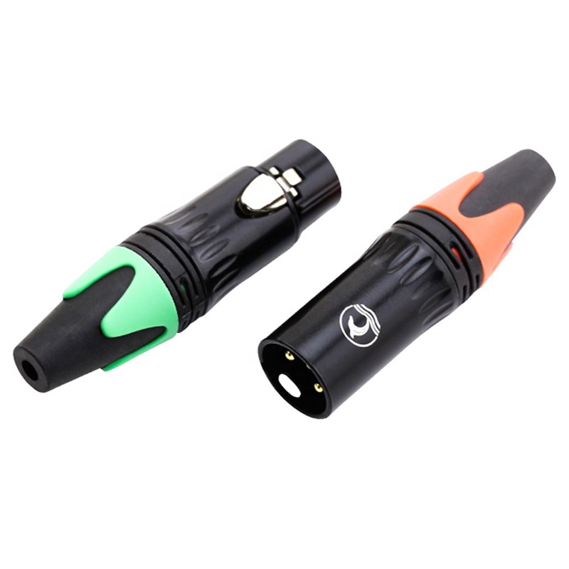 Đầu hàn cổng XLR cannon 3PIN cổng đực male-female Coraon KN3MX-B - KN3FX-B