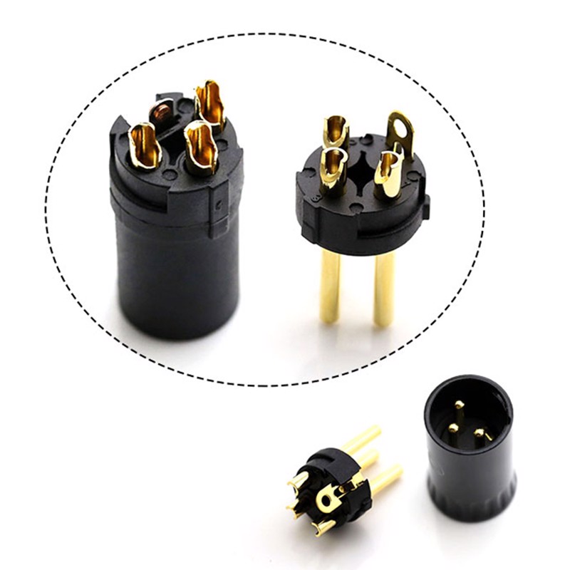 Đầu hàn cổng XLR cannon 3PIN cổng đực male-female Coraon KN3MX-B - KN3FX-B