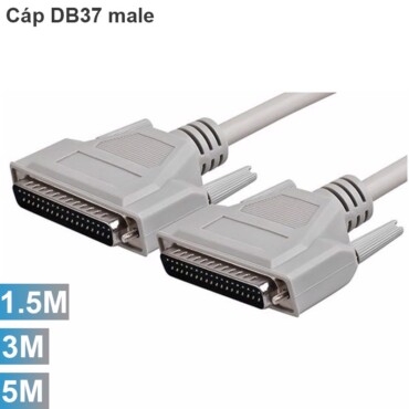 Cáp COM DB37 Cáp RS232 37 chân 2 đầu dương Male 1.5M 3M 5M - Phụ Kiện Điện Tử Việt Nam