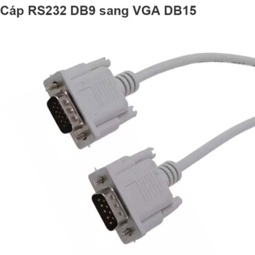Cáp com DB9 dương ra DB15 15Pin dương 1.5 mét - Phụ Kiện Điện Tử Việt Nam
