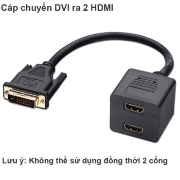 Cáp chia DVI ra 2 HDMI - Phụ Kiện Điện Tử Việt Nam