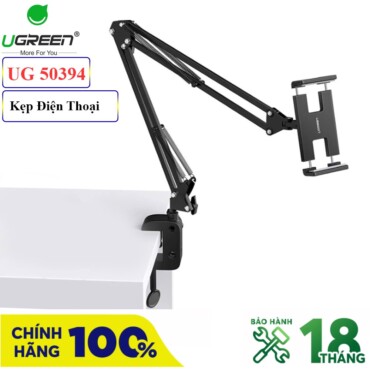 Giá đỡ Smartphone Tab kẹp đầu giường, cạnh bàn chính hãng Ugreen - 50394