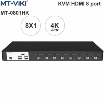 KVM Switch HDMI 8x1 - Bộ chuyển mạch HDMI và USB 8 ra 1 4K30Hz MT-VIKI MT-0801HK - Phụ Kiện Điện Tử Việt Nam