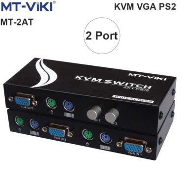 KVM Switch 2 port PS2 Chuyển mạch 2 CPU ra 1 màn hình MT-VIKI MT-2AT - Phụ Kiện Điện Tử Việt Nam