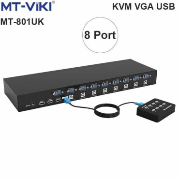 KVM switch 8 port VGA USB MT-VIKI MT-801UK - Switch KVM 8 CPU ra 1 màn hình - Phụ Kiện Điện Tử Việt Nam