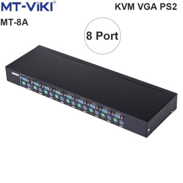 KVM switch 8 cổng - Bộ chuyển mạch 8 CPU ra 1 màn hình KVM PS2 MT-VIKI MT-8A - Phụ Kiện Điện Tử Việt Nam