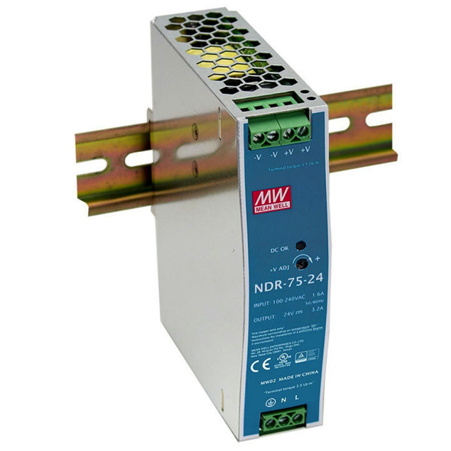 Alimentation Rail DIN 24V 75W NDR-75-24 - Transformateur 230V Vers 24V Pour Relais, Sonneries, Automates