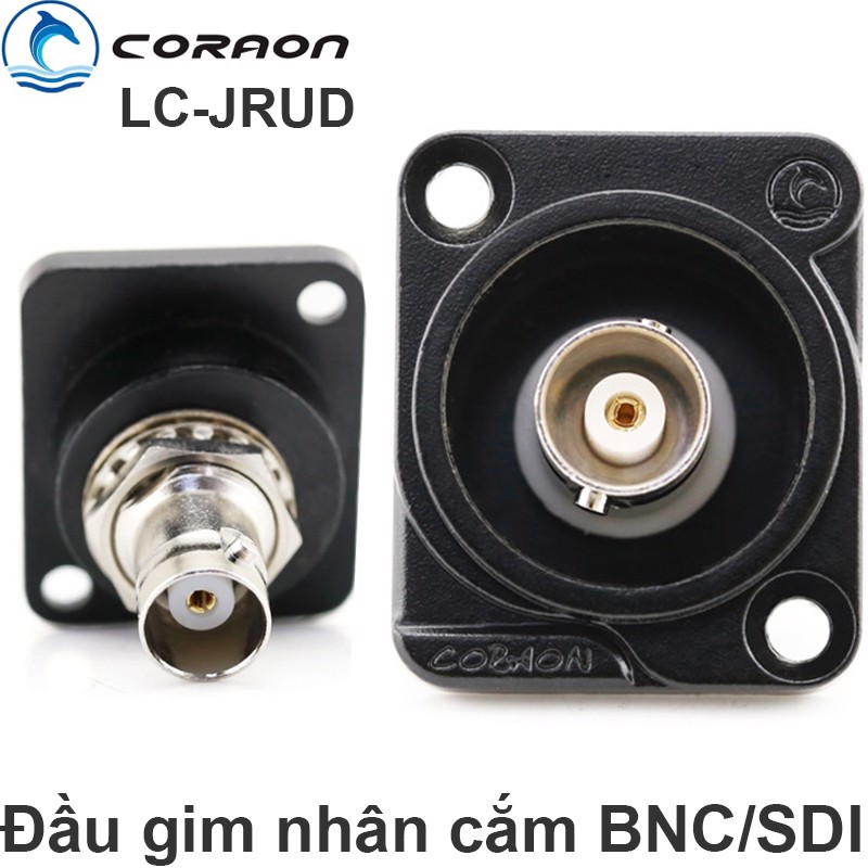 Đầu cắm BNC SDI âm tường kèm mặt bắt vít BNC SDI wallplate Coraon LC-JRUD - Phụ Kiện Điện Tử.Com.vn Đầu cắm BNC SDI âm tường kèm mặt bắt vít BNC SDI wallplate Coraon LC-JRUD