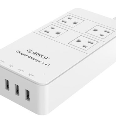 Ổ điện đa năng 4 cổng + 4 cổng sạc USB