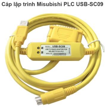Cáp lập trình Mitsubishi PLC MELSEC FX & A PLC USB to RS422 Adapter USB-SC09 - Phụ Kiện Điện Tử Việt Nam