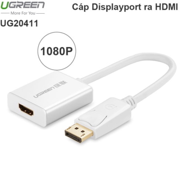 Displayport to HDMI Female 20cm Ugreen 20411 - Phụ Kiện Điện Tử Việt Nam