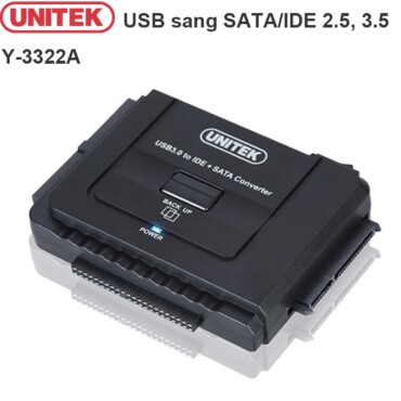 Box USB 3.0 To SATA+IDE Unitek Y-3322A - Phụ Kiện Điện Tử Việt Nam