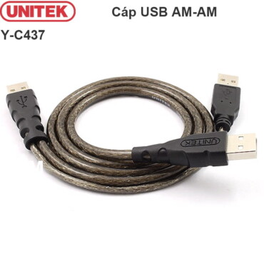 Cáp chữ Y USB 2.0 to USB 0.8m cho HDD box Unitek Y-C437 chính hãng - Phụ Kiện Điện Tử Việt Nam