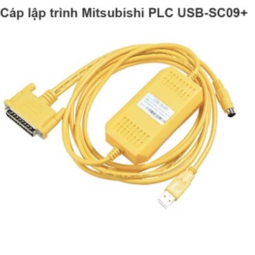 Cáp lập trình Mitsubishi PLC USB-SC09+ USB to RS422 Adapter for MELSEC FX & A PLC - Phụ Kiện Điện Tử Việt Nam
