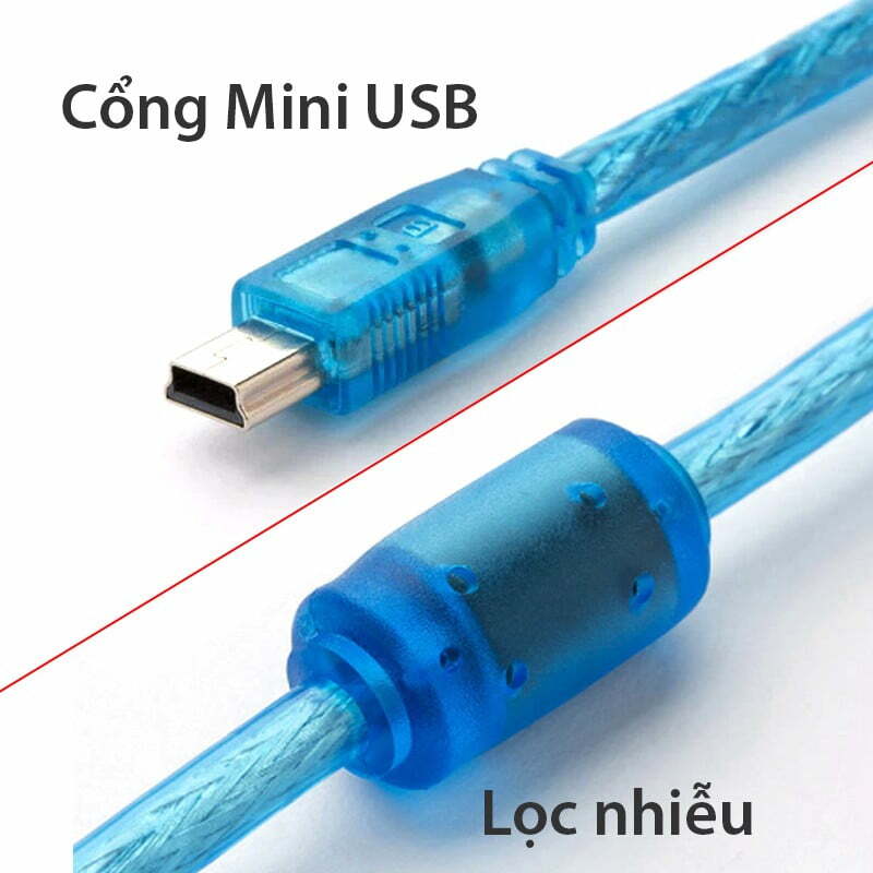 Cáp lập trình màn hình HMI Mitsubishi Q06UDEH / Q03UDE / Q06UDEH / Q03UDE 1.5 mét