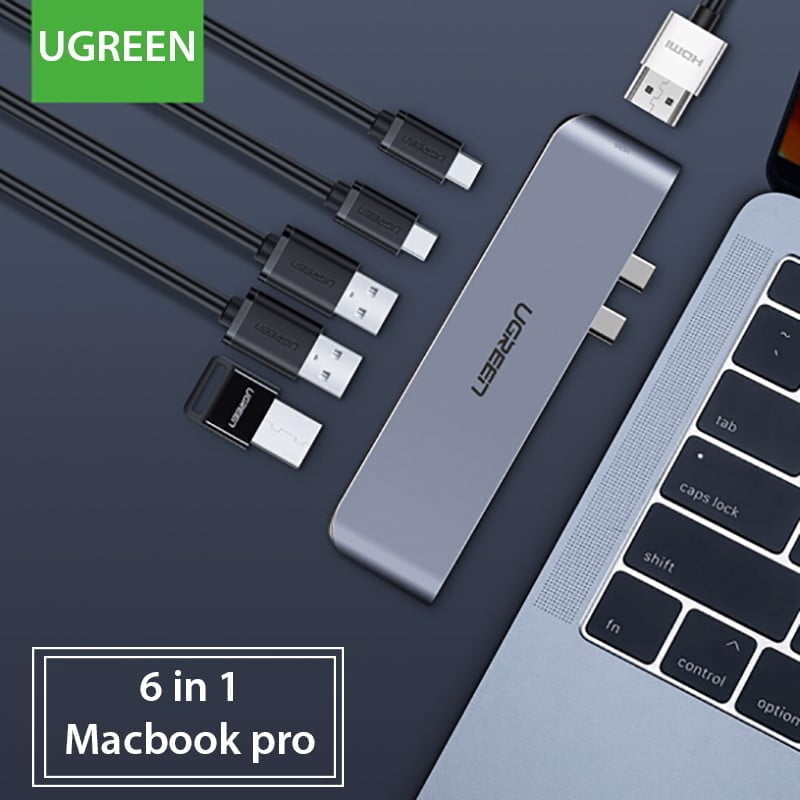 USB-C ra HDMI 4K USB 3.0 USB-C PD cho Mac Pro Ugreen 50963
