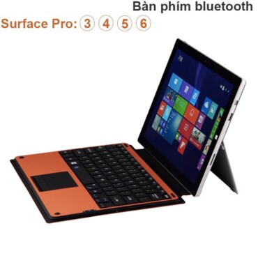 Bàn phím Surface Pro 3 4 6 2017 BOW WSP328- Mặt sần chống bám vân tay (màu cam) - Phụ Kiện Điện Tử Việt Nam
