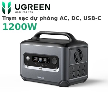 Tram sac du phong 1200w Ugreen PowerRoam 1200