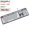 Bàn phím giả cơ full size có dây Mofii Sweet SK623 - Wired keyboard - Đen