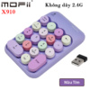 Bàn Phím Số Không Dây Mofii X910 Nhiều Màu Dễ Thương - Tím