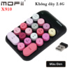 Bàn Phím Số Không Dây Mofii X910 Nhiều Màu Dễ Thương - Đen