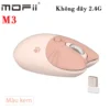Chuột không dây Mofii 2.4G nhiều màu kiểu dáng Cute M3 - Màu Kem