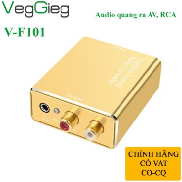Bộ chuyển đổi âm thanh Quang Optical Coaxial sang AV-RCA Veggieg V-F101